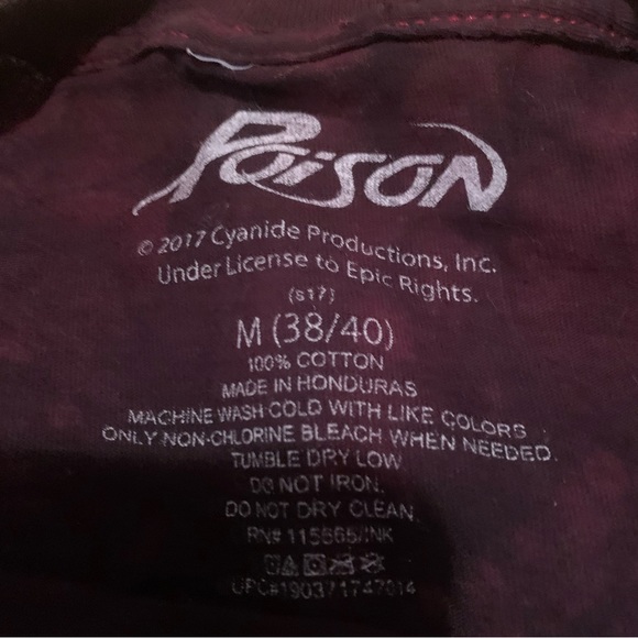 NWT Poison “Dragging the cat across America 87” tee. Medium - Picture 3 of 5